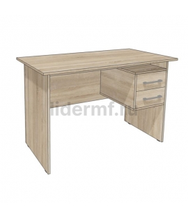 Стол письменный однотумбовый (2 ящика)